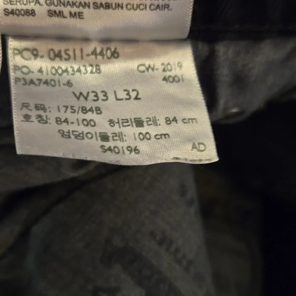 Levis 511 Jeans Mens 33x26 Black Authentic Straight Premium Classic Jeans EUC